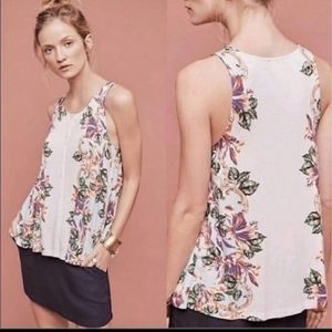 Akemi + Kin Floral Print Boho Tank Top Size XS